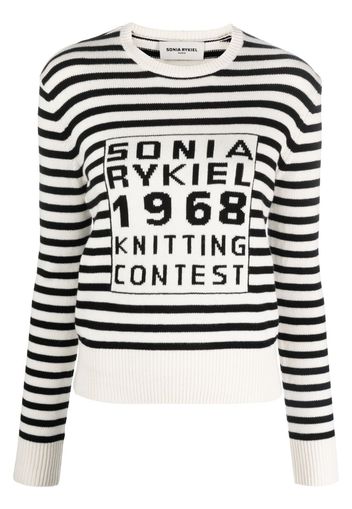 Sonia Rykiel Maglione a righe - Bianco