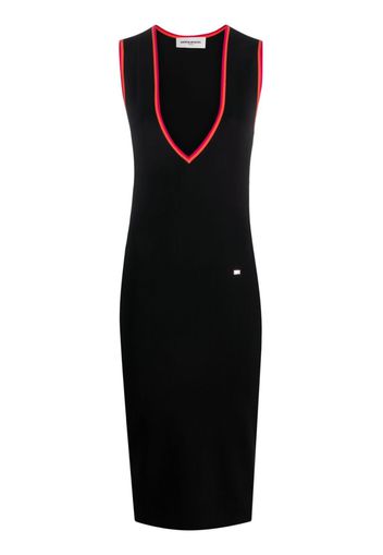 Sonia Rykiel Colourful details knitted dress - Nero