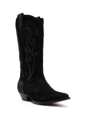 Sonora Santa Fe Swarovski-crystal-embellished boots - Nero