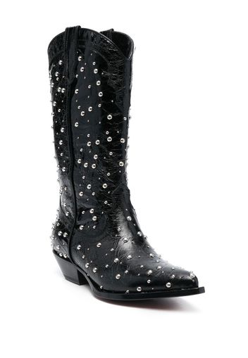 Sonora stud-embellishment cowboy boots - Nero