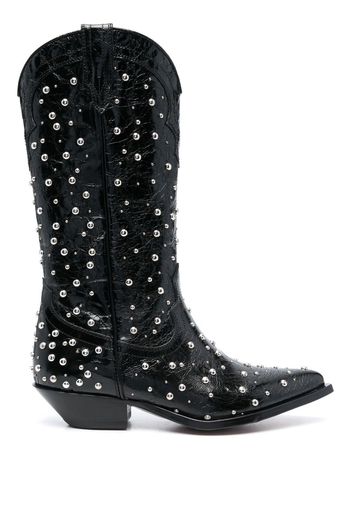 Sonora studded western-style boots - Nero