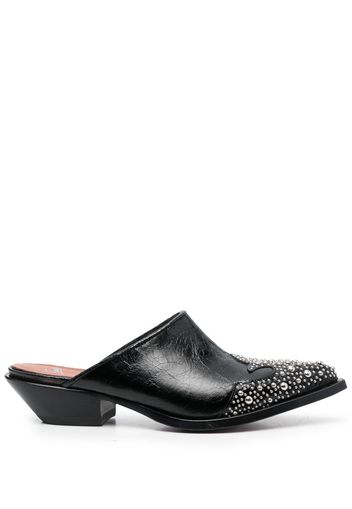 Sonora 40mm embellished pointed-toe mules - Nero