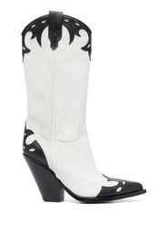 Sonora Rodeo bicolour cowboy boots - Bianco