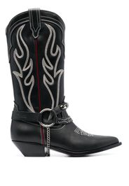 Sonora Santa Fe 50mm leather boots - Nero