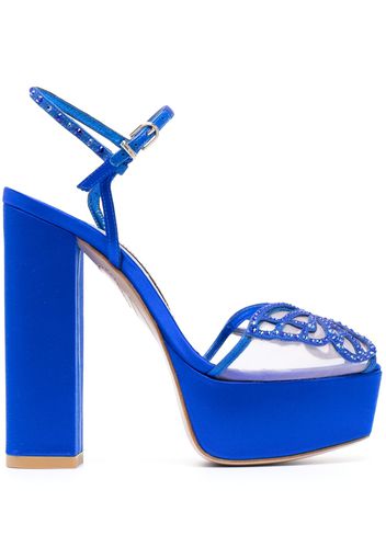 Sophia Webster Farfalla 140mm platform sandals - Blu