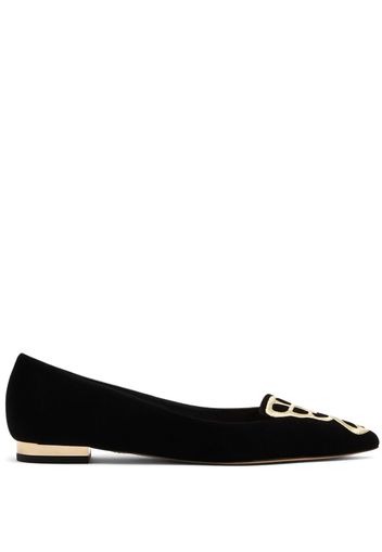 Sophia Webster Ballerine con ricamo - Nero