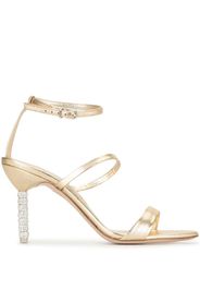 crystal heel sandals