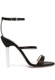 Sophia Webster Faw crystal-heeled sandals - Nero