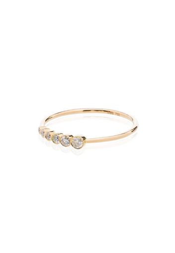 18K yellow gold Pleine De Lune diamond ring