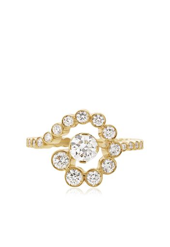 Sophie Bille Brahe 18K yellow gold Escargot De Diamant ring - Oro