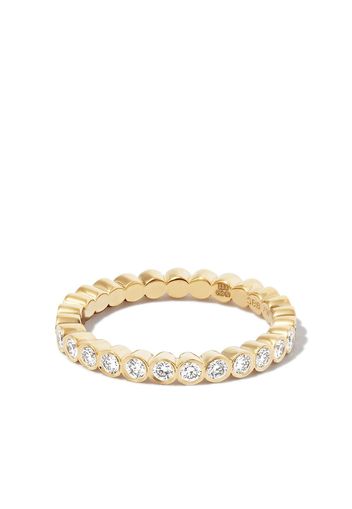 SOPHIE BILLE BRAHE 18kt yellow gold Mon Cher Croissant diamond eternity ring - Oro