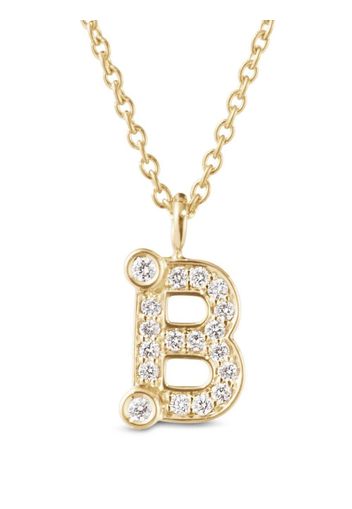 Sophie Bille Brahe Collana con pendente Petite B in oro giallo 18kt