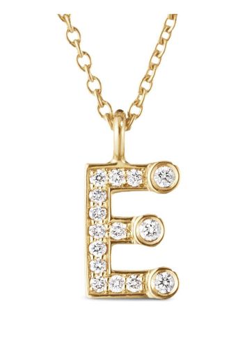 Sophie Bille Brahe Collana con pendente Petite E in oro giallo 18kt