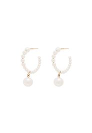 14K yellow gold Boucle Marco pearl earrings