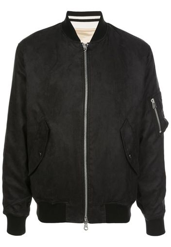 reversible bomber jacket