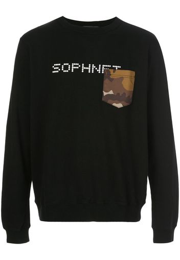 logo print sweatshirt