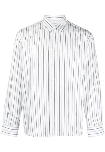 Soulland Perry striped shirt - Bianco