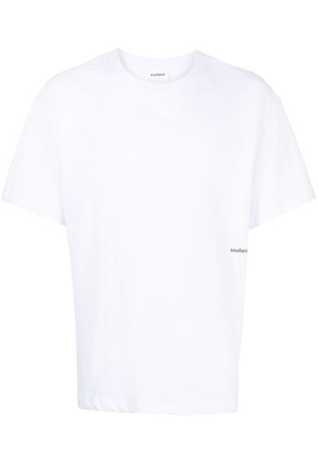 Soulland logo-print cotton T-shirt - Bianco