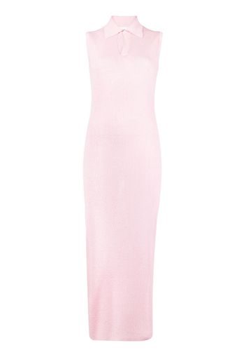 Soulland Nane ribbed-knit dress - Rosa