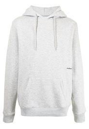 Soulland side logo print hoodie - Grigio