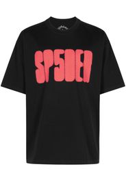 SP5DER Focused Logo "Black" T-shirt - Nero