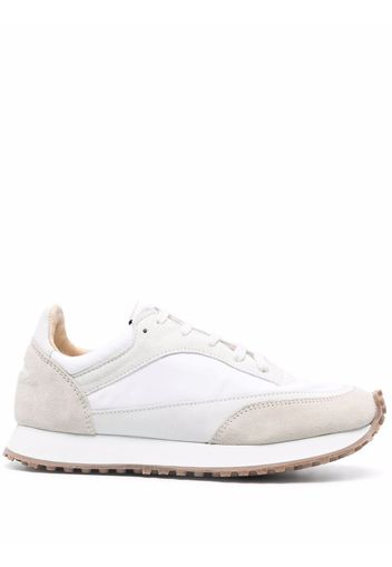 Spalwart panelled lace-up sneakers - Bianco