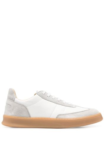 Spalwart panelled low-top sneakers - Bianco