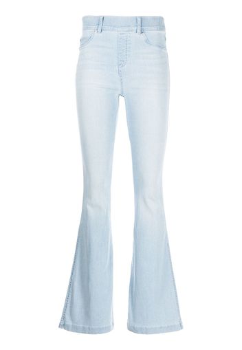 SPANX high-waisted flared trousers - Retro Light Wash