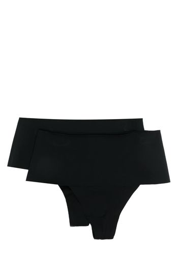 SPANX two-pack Undie-tectable thong - Nero