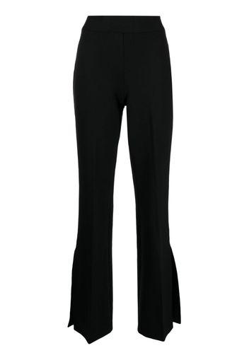 SPANX high-waisted flared slit trousers - Nero