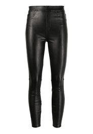 Spanx Like Leather high-rise skinny pants - Nero