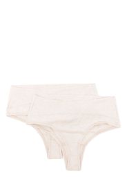 SPANX Control thong (pack of two) - Toni neutri