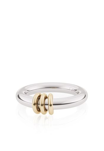 Spinelli Kilcollin 18K yellow gold and sterling silver Kane linked ring - Argento