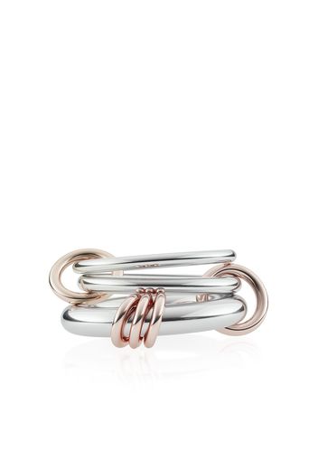 Spinelli Kilcollin 18K rose gold Orion linked ring - Argento