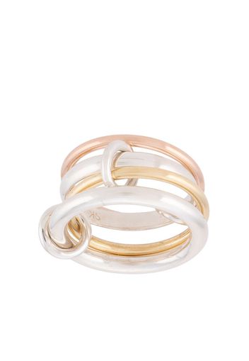 Spinelli Kilcollin Anello in oro, oro rosa 18kt e argento sterling 925 - Multicolore