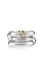 Spinelli Kilcollin 18K yellow gold and sterling silver Hydra linked ring - Argento