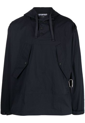 Spoonyard Anorak hodded jacket - Blu