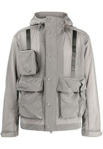 Spoonyard lightweight hooded shell jacket - Grigio
