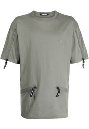 Spoonyard T-shirt con zip - Verde