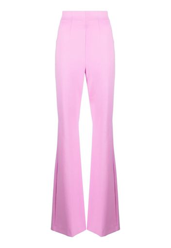 Sportmax dart-detail flared trousers - Rosa