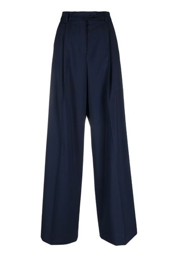 Sportmax Pantaloni a gamba ampia - Blu