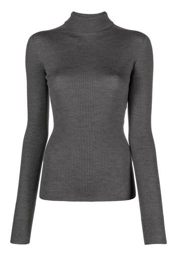 Sportmax roll-neck wool jumper - Grigio