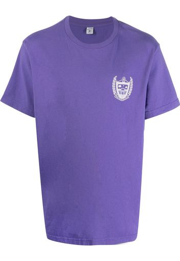 Sporty & Rich logo-print cotton T-shirt - Viola