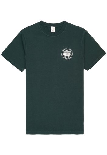 Sporty & Rich Global cotton T-shirt - Verde
