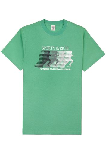 Sporty & Rich short-sleeve cotton T-shirt - Verde