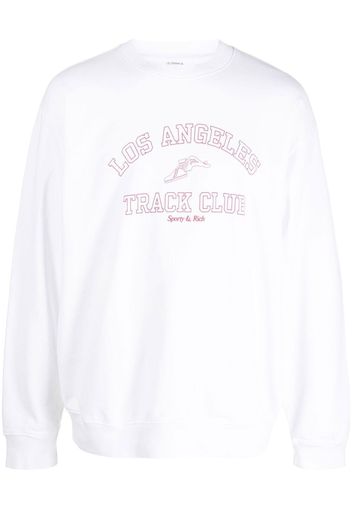 Sporty & Rich graphic print sweatshirt - Bianco