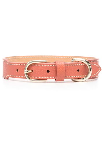 Sporty & Rich leather pet collar - Rosa