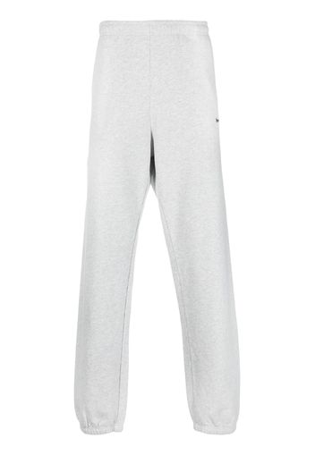 Sporty & Rich embroidered-logo elasticated-waist trousers - Grigio