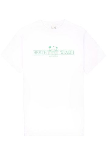 Sporty & Rich Health Resort cotton T-shirt - Bianco