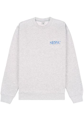 Sporty & Rich Upper East Side cotton sweatshirt - Grigio